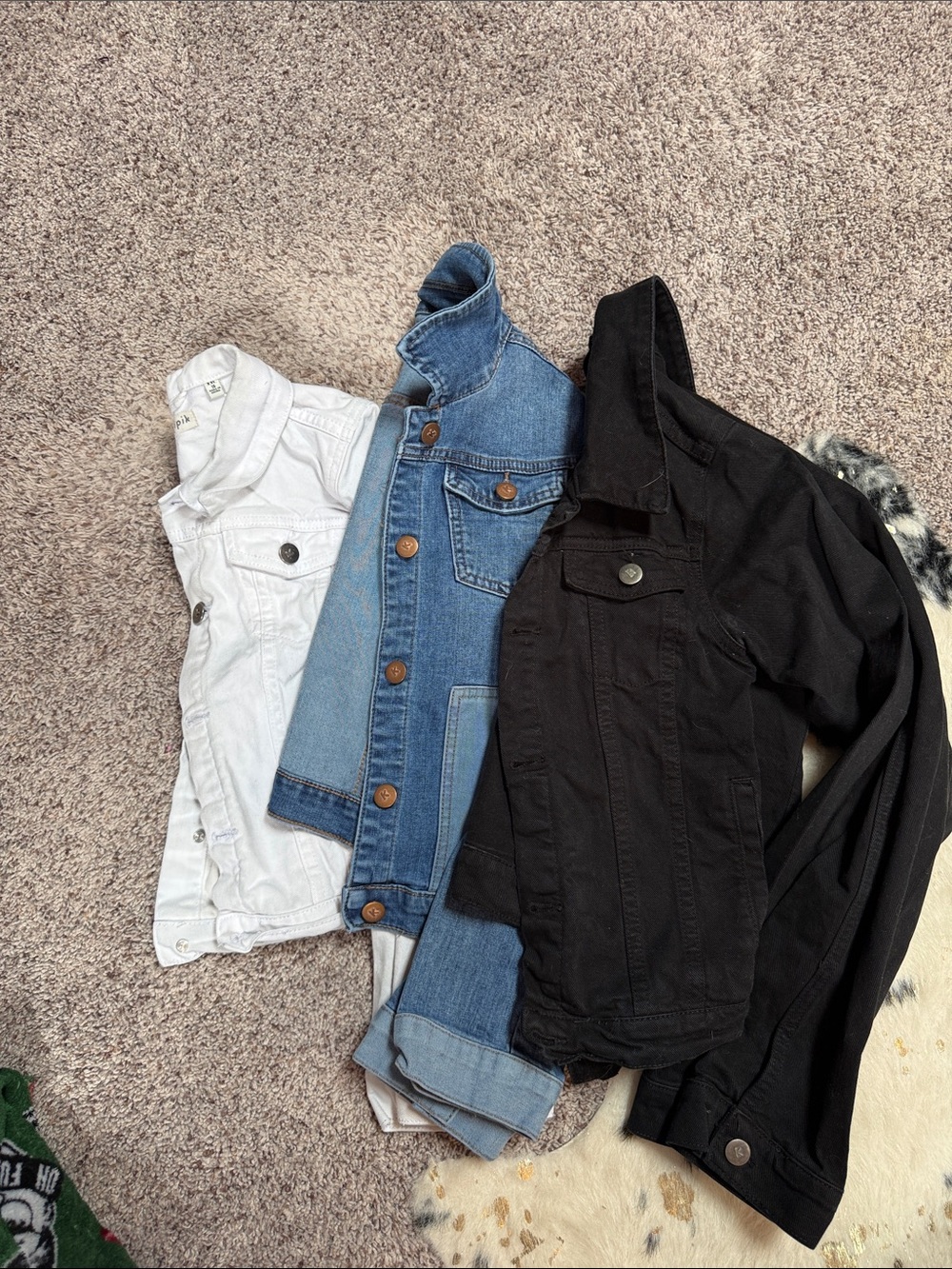 Assorted Jean jackets